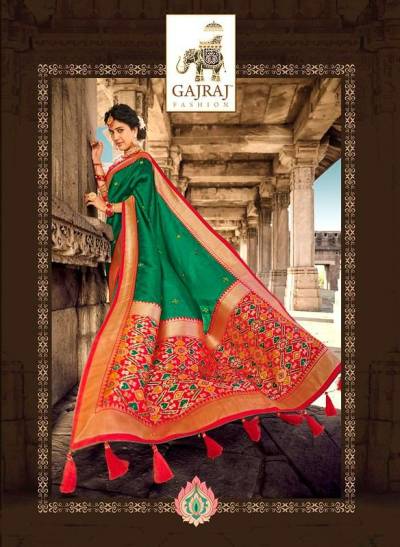 Series 306 To 317 By Gajraj Banarasi Silk Wedding Saree Collection